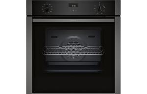 Neff N50 B3ACE4AG3B Single Slide&Hide Electric Oven - Graphite Grey